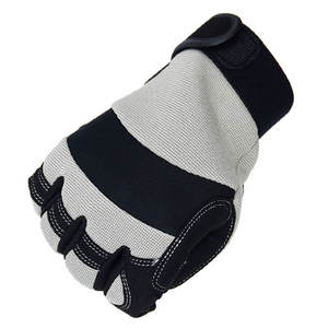 Gants de travail en cuir/coton les plus vendus, tissu léger, prix bas, gants de travail en cuir pour l'assemblage - Product Image 4