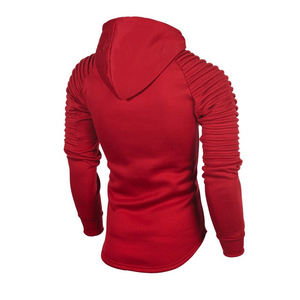 Sweat-shirts à capuche pour hommes, vêtements de sport écologiques à séchage rapide, manches longues, veste de sport pour la salle de sport - Product Image 2