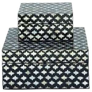 Caja de incrustaciones de hueso más estándar, caja de almacenamiento de incrustaciones de hueso de tamaño de diseño personalizado, caja decorativa de joyería de la India - Product Image 3