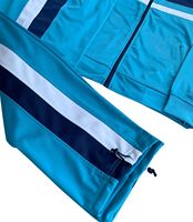 OEM equipo personalizado logotipo y bordado escuela y universidad uniforme chándal con material de primera calidad chaqueta con cremallera luz Wei
