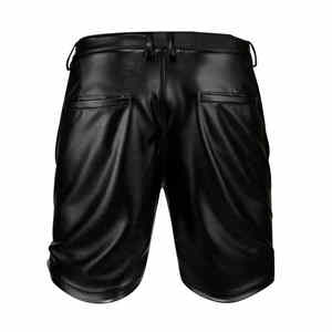 Men's Knee Length <b>Shorts</b> 2024 Genuine Leather <b>Shorts</b> for Men Custom Logo <b>Cool</b> and Breathable Slim Fit <b>Shorts</b> for Men - Product Image 2