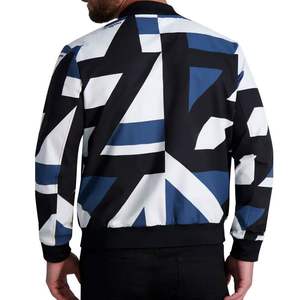 Blouson aviateur pour homme tendance 2026, impression de logo personnalisée, léger et confortable, avec col montant, dernier design pour homme - Product Image 5