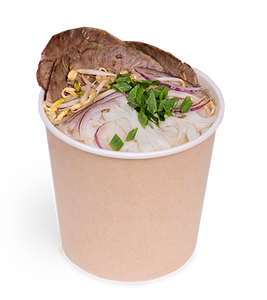 Vente en gros de bols ronds en papier kraft de 700 ml, empilables, scellables, résistants à la graisse, pour produits chauds et froids, logo personnalisé - Product Image 1