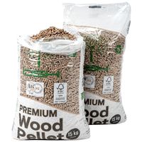 Granulés de bois de pin de classe A1, sciure de bois 6mm, certifiés DIN+ ENplus A1/A2 BSL, 5% de cendres, 17.8J de chaleur, 8g/cm³, propres, 9% d'humidité