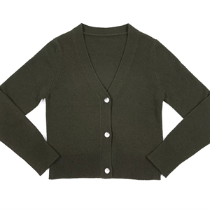 OEM Custom Made Women's Fashion <b>Cardigan</b> <b>Sweater</b> Thin Regular Fitting <b>Long</b> Sleeves Crew Neck Chinese Style Autumn Knitted 100% - Product Image 1