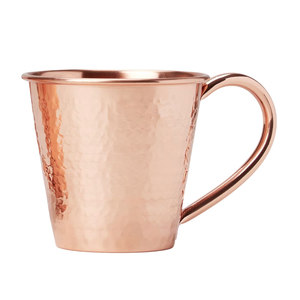 Premium Engraved <b>Copper</b> <b>Mug</b> with Floral Pattern and Sleek Handle for Elegant Drinkware Use - Product Image 3