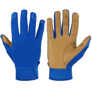 Gants de frappeur de baseball en cuir personnalisés, design OEM, vente en gros, professionnels, séchage rapide, haute qualité, logo personnalisé - Product Image 1