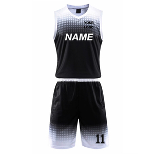 Vêtements de basket-ball personnalisés OEM Vêtements de sport respirants Uniformes de maillot de basket-ball Vente en gros Ensembles de sublimation - Product Image 2