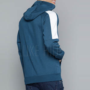 Vêtements de rue Sweats à capuche en coton mélangé sur mesure Sweats à capuche de couleur personnalisée Sweat à capuche pour hommes de style unique à vendre - Product Image 2