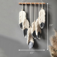 Meilleures ventes de décorations murales en macramé pour toute pièce, Style Boho, vente en gros, Vietnam
