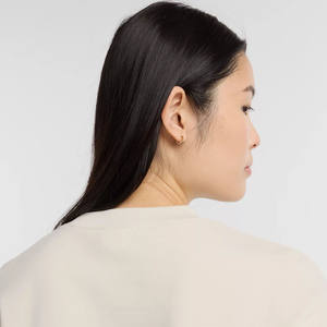 Nouveauté, sweat-shirt uni en lin et molleton côtier avec logo personnalisé pour femmes, sweat-shirt à capuche Streetwear durable imprimé pour l'hiver - Product Image 5