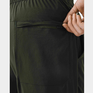 Shorts Bermuda Décontractés Personnalisés pour Hommes en Toile avec Taille Élastique, Motif Uni, Séchage Rapide, Spandex/Polyester - Product Image 6