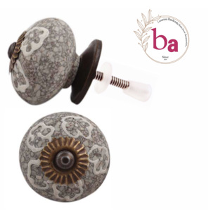 Vente chaude gravé en détresse céramique boutons porte tiroir armoire placard poignée tire pour cuisine commode chambre extérieur hôtel - Product Image 1