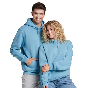 Sudadera con capucha de algodón liso de gran tamaño para hombre, Sudadera con capucha atlética, jersey de manga larga para hombre, sudadera de algodón definitivo sólido para adulto - Product Image 1