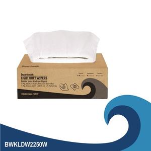 Toallitas de Papel Blancas de Alta Calidad Boardwalk de 1 Capa, 9.84 x 9.06 Pulgadas Caja de 18 Unidades para Limpieza de Lentes y Ópticas, Forma Cuadrada - Product Image 2