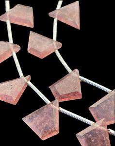 100% perles de Quartz fraise naturelle 6-12 MM fabrication de bijoux pierres précieuses guérison Quartz perles en vrac de haute qualité - Product Image 1