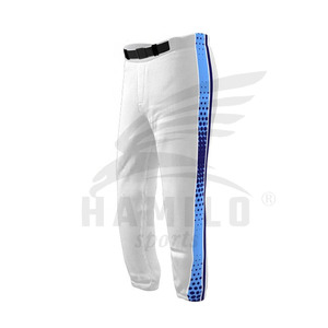 High Quality Custom Wholesale Baseball Pants Breathable Quick Dry 100% Polyester Sportswear Set Team Uniform for Men's Adult - Product Image 6