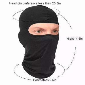 Masque de ski noir respirant pour hommes de haute qualité à la mode pour les sports d'hiver Logo personnalisé et couleur unie - Product Image 5
