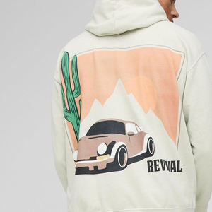 Sudadera con Capucha Nueva Personalizada con Logotipo, de Alta Calidad, 100% Algodón, Invierno, Sólida, Transpirable, con Estampado Completo, Transferencia Térmica DTF y Serigrafía - Product Image 3