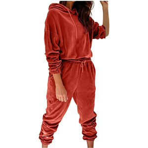 Ropa deportiva sin costuras para fitness, chándal de terciopelo de diseñador azul real de Color personalizado de alta calidad, chándal de gimnasio, ropa para mujer - Product Image 6