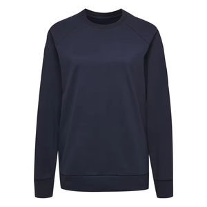 Fabrication en gros de sweat-shirts pour femmes en couleur unie, logo imprimé personnalisé, vêtements décontractés, sweat-shirt pour femmes - Product Image 3