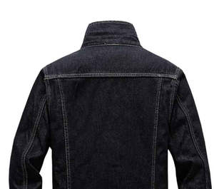 Sherpa Denim Veste Hommes Polaire Intérieur Chaud Hiver Bleu Jean Manteau Élégant Survêtement Usine Directe - Product Image 3