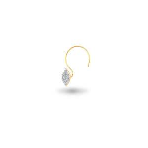 Piercing de nez vintage pour enfants en acier inoxydable avec motif lèvres et zircon taillé - Product Image 4