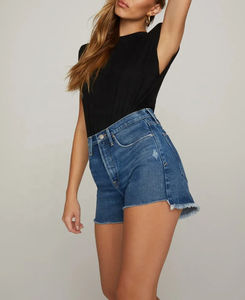 Taille adulte Respirant Denim Bouton Fermeture Femme Meilleure Qualité shorts pour femmes Prix Raisonnable Denim Shorts femmes shorts - Product Image 5