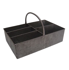Galvanized Caddy Carry All Kitchen Utensil Contemporary Galvanized Caddy for <b>Storage</b> Uses by Indian Exporters - Product Image 1