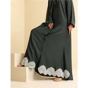 Nouvelle Abaya longue décontractée sur mesure élégante 2025 pour femmes, tissu respirant de haute qualité, robe musulmane grande taille, toutes tailles - Product Image 6