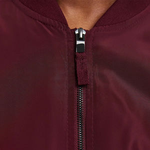 Chaqueta de bombardero ligera de calidad superior de moda más vendida, chaqueta de bombardero en blanco de Color sólido transpirable impermeable de nailon para hombres - Product Image 6