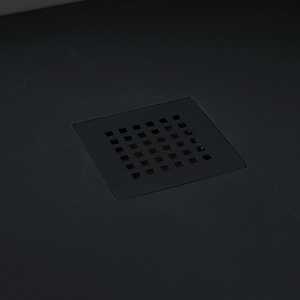 Receveur de douche en résine anthracite Milan 90x70 H 2,5 cm - Product Image 2