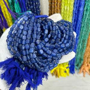 Strand Prehnite Monalisa Smooth Nugget Shape Gemstone Beads Plain Tumble Monalisa Beads Jewelry Making <b>Crafts</b> - Product Image 2