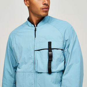 Chaqueta de Invierno Gruesa Casual para Hombre, Resistente al Viento, Exterior de Nailon, Cierre de Cremallera, Forro Acolchado, Uso en Exteriores, Servicio OEM, Transpirable - Product Image 4