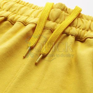 2025 personalizado Casual tejido 100% algodón mujeres sudaderas con capucha conjunto corto Color sólido transpirable - Product Image 4