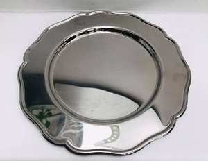 Assiettes de présentation en cuivre martelé personnalisées pour toutes les occasions, mariages et événements spéciaux, décoration de table, assiettes, plats - Product Image 3