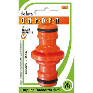 Raccord double en plastique durable de 1/2 pouce pour l'irrigation des jardins - Product Image 1