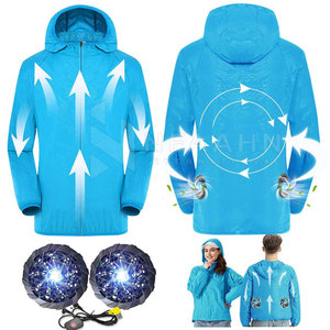 Sudaderas con capucha de enfriamiento de malla transpirable Tela mezclada de algodón Perfecta para actividades al aire libre Sudaderas con capucha de enfriamiento - Product Image 5