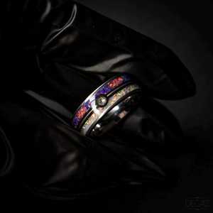 สายคู่โอปอลไฟกาแล็กซี่ที่สวยงามเป็นสัญลักษณ์ของความรักนิรันดร์ด้วยไฟสีสันสดใสทำให้เครื่องประดับโรแมนติกไม่ซ้ำใคร - Product Image 6