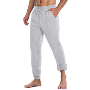 กางเกงกีฬาลำลองขาตรงสำหรับผู้ชายกางเกงลายทางสีทึบระบายอากาศได้ดี2025 - Product Image 1