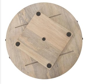 Plateau polyvalent en bois de manguier rustique de 12 pouces Plateau décoratif de ferme pour la maison, la cuisine, les événements, le service et l'utilisation du plateau de bougeoir - Product Image 5