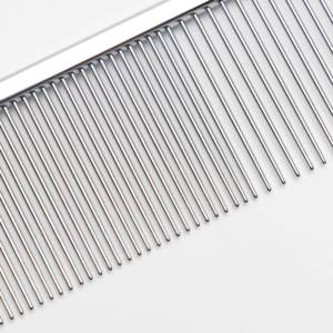 Herramientas de Peine de pelo de aseo de mascotas simples ecológicas de acero inoxidable profesional - Product Image 5