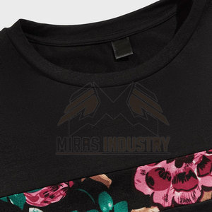 T-shirt en coton et fibre de bambou pour hommes supporté par OEM 230gsm respirant à séchage rapide décontracté Street Wear exclusif nouvelle impression de mode - Product Image 3