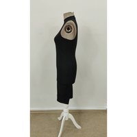 Haut court sans manches à col roulé pour femme 36222-Noir Jane's