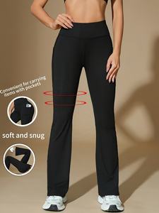 Leggings de Yoga de Cintura Alta para Mujer, al por Mayor, Sin Costuras, Elásticos, Pantalones de Fitness, Control de Abdomen, Ropa Deportiva para Gimnasio - Product Image 6