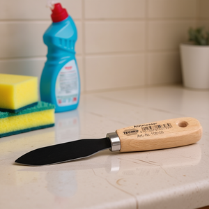 200 mm Long 2-Edged Putty <b>Knife</b> with Wooden Handle Household Cleaning Tool & Accessory - Product Image 3