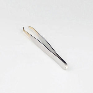Pince à épiler à pointe oblique en acier inoxydable de haute qualité pour sourcils et cils-Pince à épiler durable personnalisable - Product Image 4