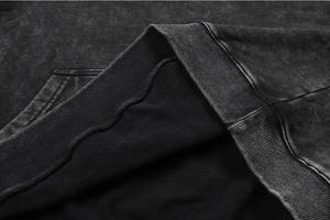 High Quality Men's Casual Acid Wash Pullover Hoodie <b>Top</b> Selling Winter <b>Thermal</b> <b>Tops</b> Solid Pattern 100% Cotton Wholesale Price - Product Image 4