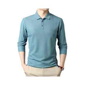 Chemise à manches longues en tricot uni de haute qualité entièrement personnalisée pour homme pour vêtements de sport, uniforme ou utilisation promotionnelle d'identité de marque - Product Image 3