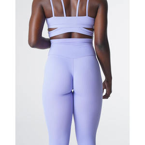 Dernière signature pervenche personnalisée 2.0 Leggings doux soyeux beurre taille haute nouveau et vêtements actifs mode Gym Leggings pour les femmes - Product Image 4